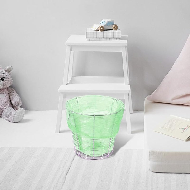 أكياس قمامة سميكة قابلة للتحلل الحيوي 4 لفات 30 قطعة لكل لفة تصنيف ملون لفصل نفايات المطبخ - Image 5